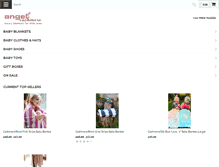 Tablet Screenshot of angelcashmere.com